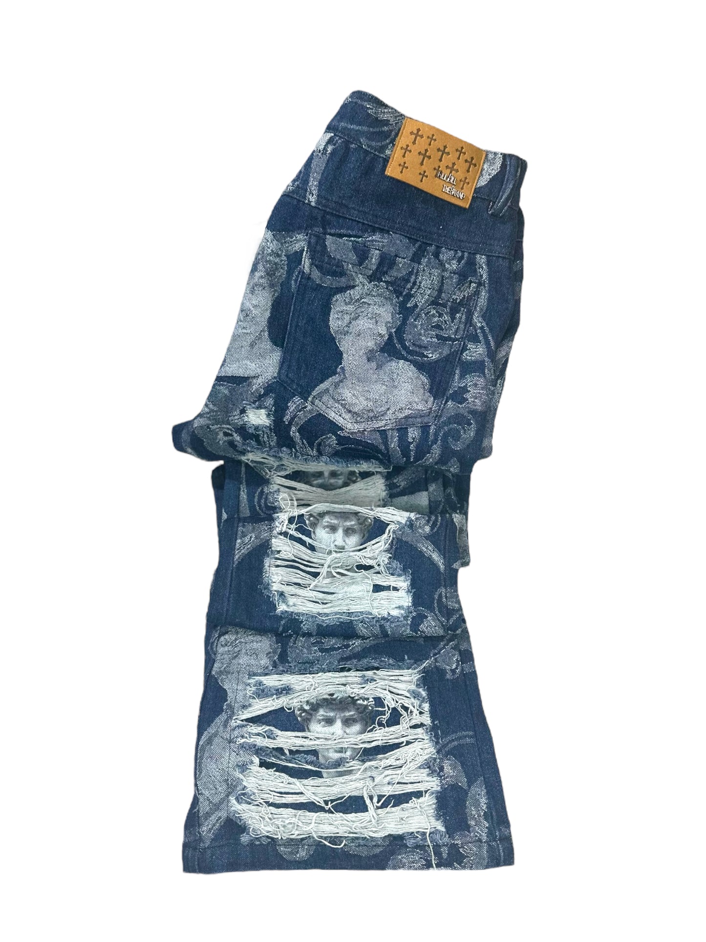 Renaissance Distressed Denim *Ready To Ship*