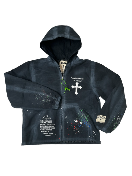 Virgil Abloh Black Canvas Jacket