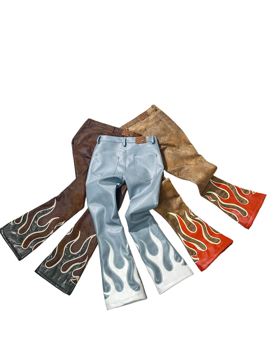 Triple Threat Blue Flame Bottoms *Free Shipping*